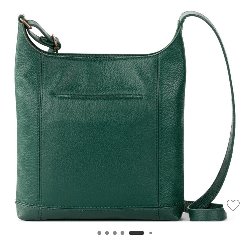 The Sak de Young leather Crossbody Bag in Pine, New NWT